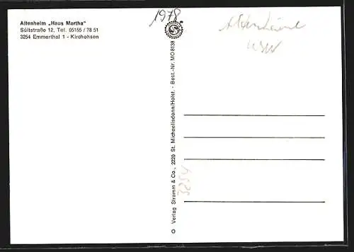 AK Kirchohsen / Emmerthal, Altenheim Haus Martha in vier Ansichten