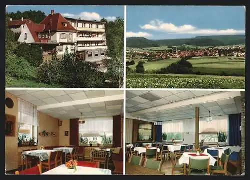 AK Kürnbach / Baden, Hotel-Restaurant Villa am Weinberg