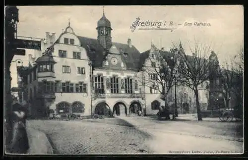 AK Freiburg / Breisgau, Das Rathaus