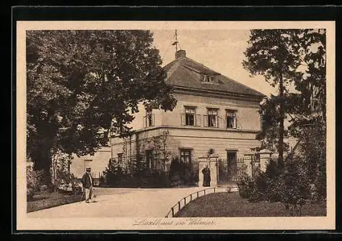 AK Weimar / Thür., Partie am Liszthaus