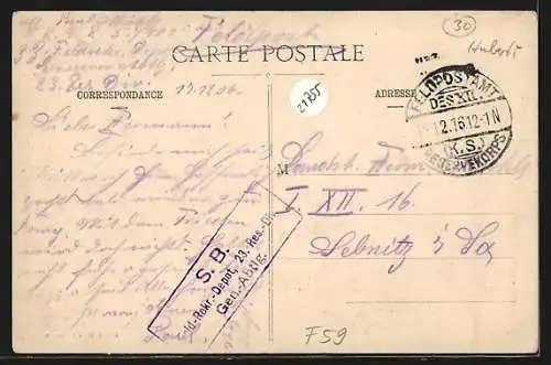 AK Abscon, La Fosse St-Marck