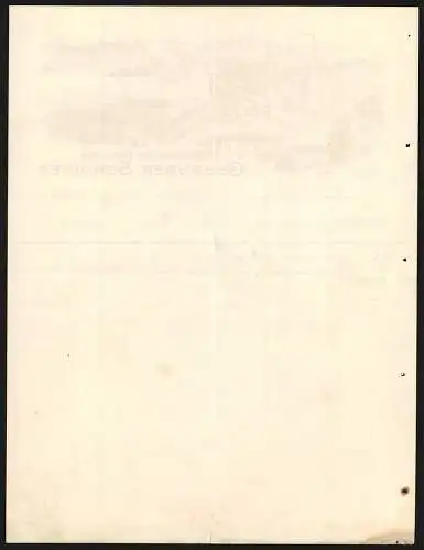 Rechnung Heidenheim a. d. Brenz 1911, Gebrüder Schaefer, Cigarren-Fabriken, Blick auf verschiedene Niederlassungen