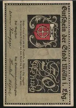 Notgeld Mölln 1921, 50 Pfennig, Till Eulenspiegel