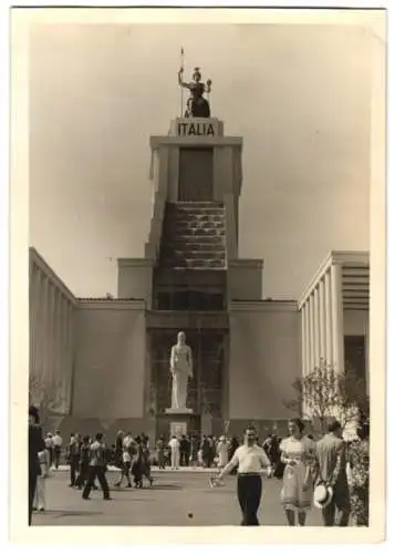Fotografie unbekannter Fotograf, Ansicht New York City, New Yorks Worlds Fair 1939, Italia Pavillon