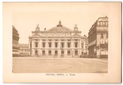Fotografie unbekannter Fotograf, Ansicht Paris, Nouvel Opera, Neue Oper