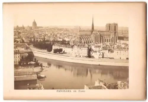 Fotografie unbekannter Fotograf, Ansicht Paris, Panorama de Paris