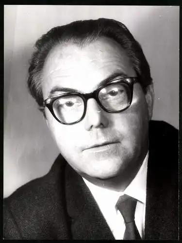 Fotografie Heinz Röhnert, Berlin, Portrait Schriftsteller Max Frisch