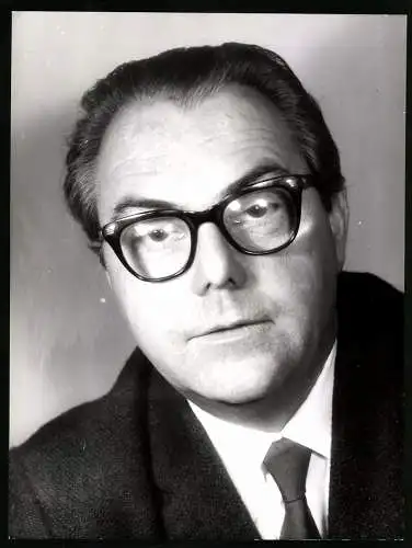 Fotografie Heinz Röhnert, Berlin, Portrait Schriftsteller Max Frisch