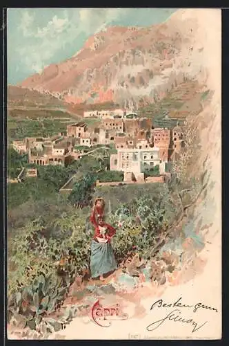Lithographie Capri, Panorama