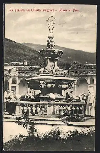 AK Calci, Certosa di Pisa, La Fontana nel Chiostro maggiore