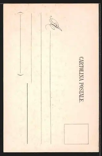 Lithographie Venezia, Partie mit Rialtobrücke