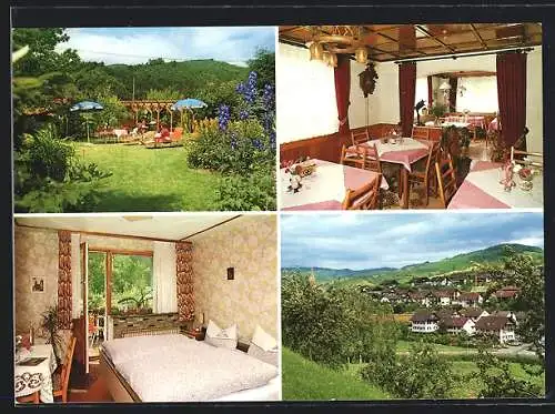 AK Oberharmersbach, Hotel-Pension Rose, Hagenbach 15