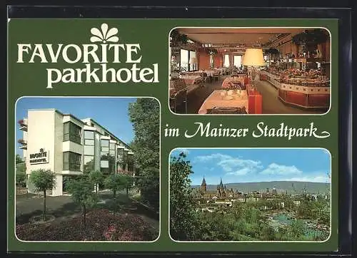 AK Mainz, Favorite Parkhotel im Stadtpark, Karl-Weiser-Strasse 1