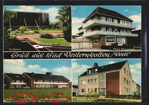 AK Bad Westernkotten /Westf., Kurheim Kemper, Pension Wieners, Golfplatz