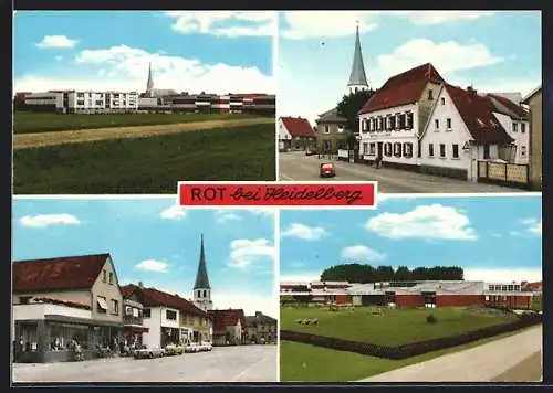 AK Rot bei Heidelberg, Ortsansichten, Gasthaus zum Löwen