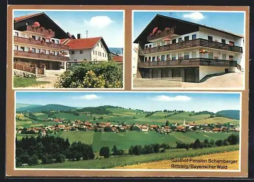 AK Rittsteig / Neukirchen, Gasthof Pension Schamberger