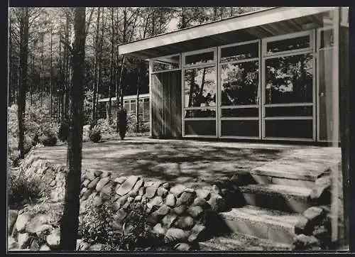 AK Uelsen /Kr. Bentheim, Ferienhäuser am Waldbad