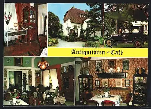 AK Wietze / Steinförde, Antiquitäten-Cafe von M. und E. Wolter, Steinförder Strasse 126