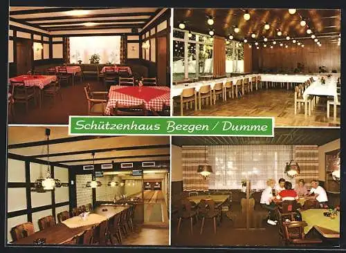 AK Bergen /Dumme, Hotel-Restaurant Schützenhaus, Breite Strasse 80