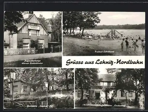 AK Lehnitz-Nordbahn, Jugendherberge Werner Seelenbinder, Gaststätte Seeblick