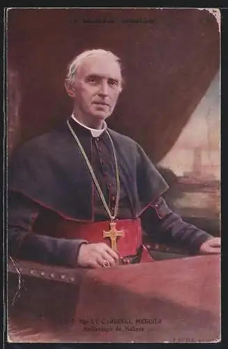 AK S. E. Mgr. Le Cardinal Mercier, Archevêque de Malines