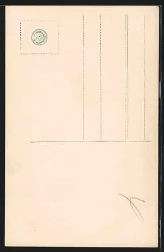 AK Walter Scott, Portrait des jungen Dichters