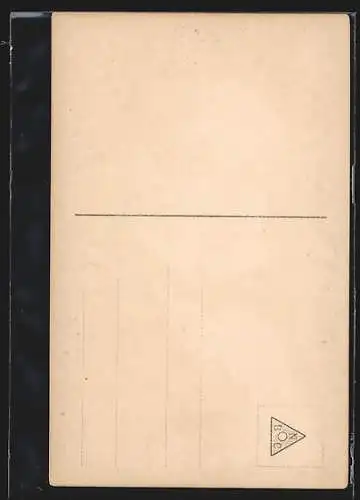 AK Béranger im Anzug mit Fliege