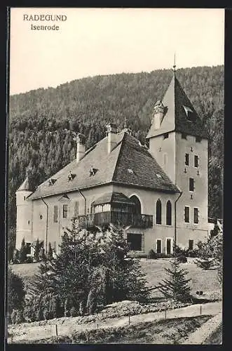 AK Radegund-Isenrode, Blick zum Schloss