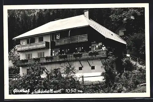 AK St. Radegund bei Graz, Ansicht des Gasthof Schöckelbartl