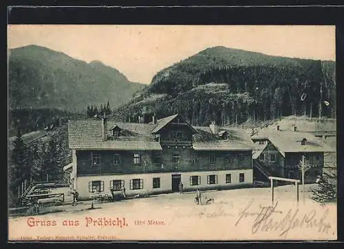 AK Eisenerz-Präbichl, Gasthaus zum Reichenstein
