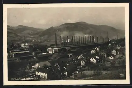 AK Donawitz, Schornsteine des Stahlwerks