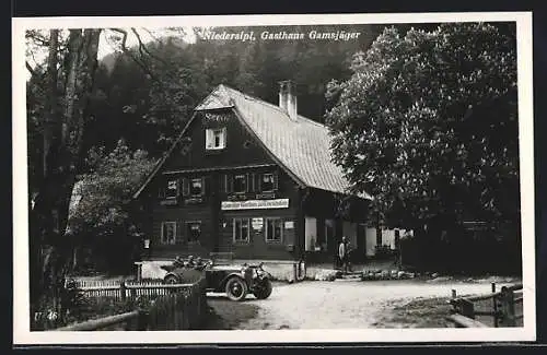 AK Niederalpl, Das Gasthaus Gamsjäger