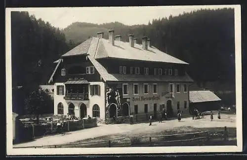 AK Mariazell-Grünau, Hotel Marienwasserfall