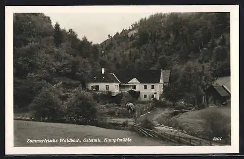 AK Waldbach /Ost-Steiermark, Gasthaus Kumpfmühle