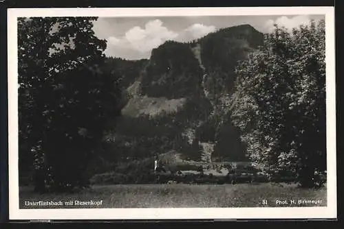 AK Landpoststempel Oberflintsbach über Rosenheim