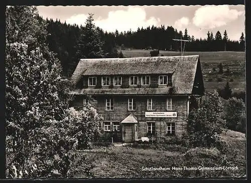 AK Landpoststempel 7822 Urberg ü. St. Blasien (Schwarzwald)