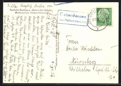 AK Landpoststempel Geisenhausen über Pfaffenhofen (Ilm)