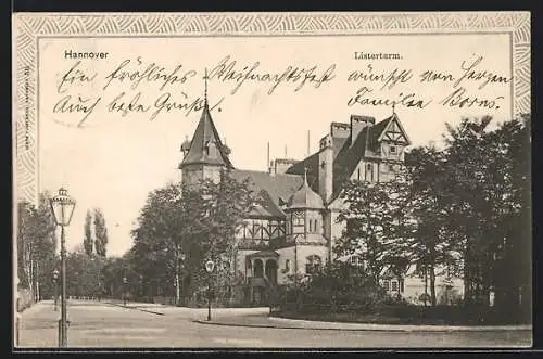 AK Hannover, Strassenpartie am Listerturm