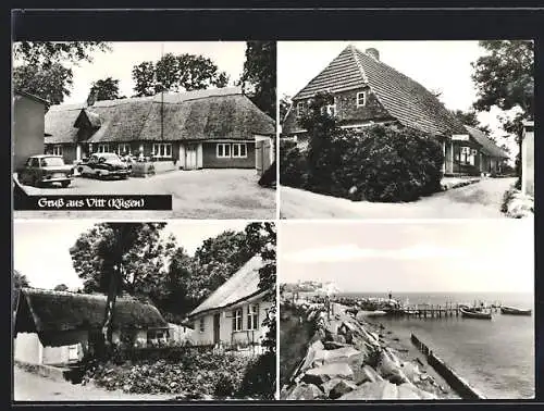 AK Putgarten OT Vitt /Rügen, Gasthaus, Parkplatz, Strandpartie