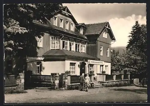 AK Kipsdorf /Osterzgeb., HO-Hotel Tellkoppe