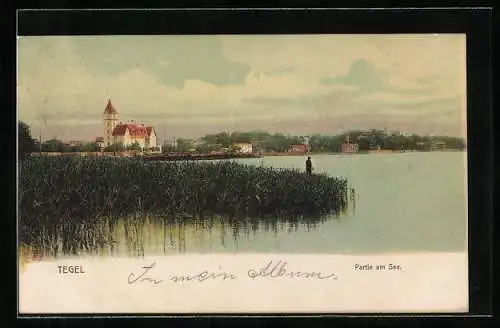AK Berlin-Tegel, Parthie am See