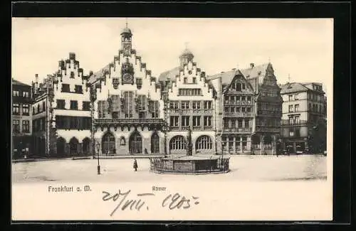 AK Frankfurt a. M., Blick auf den Römer