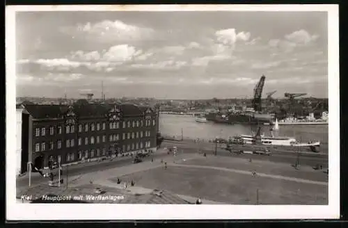 AK Kiel, Hauptpost mit Werftanlagen