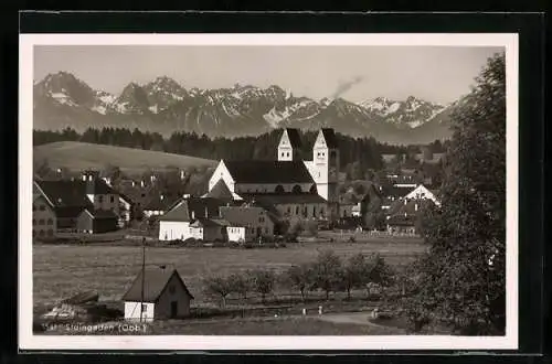 AK Steingaden / Obb., Motiv mit Kirche