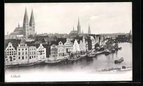 AK Lübeck, Stadtansicht