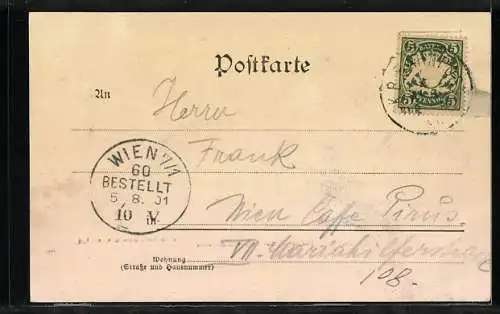 AK Nürnberg, Partie an der Museumsbrücke