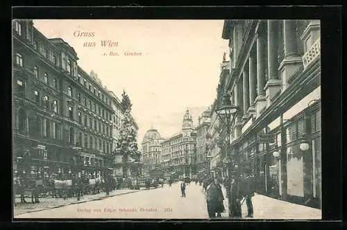 AK Wien, Graben, Strassenansicht