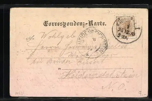 Lithographie Wien, Gasthof St Anna Hof