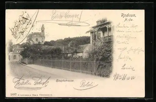 AK Rodaun, In der Hauptstrasse