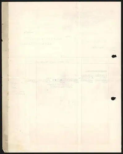 Rechnung Falkenstein i. V. 1933, Falkensteiner Gardinen-Weberei und Bleicherei, Gesamtansicht des Betriebsgeländes